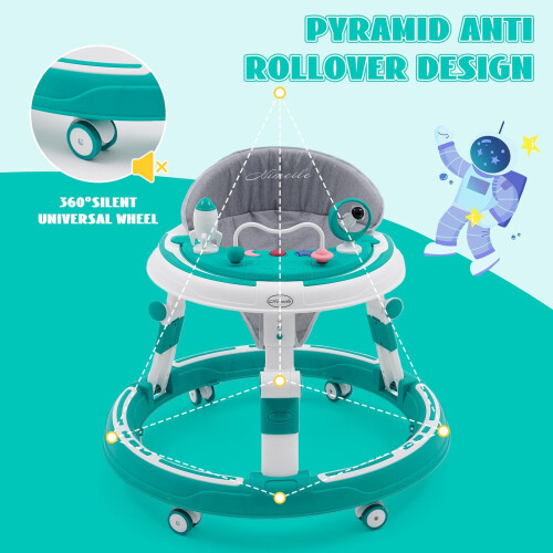 Forroby 3 in 1 Baby Walker,Height Adjustable,Multi 1