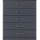 Seconique Seconique Dakota 5 Drawer Chest in Dark Grey 3