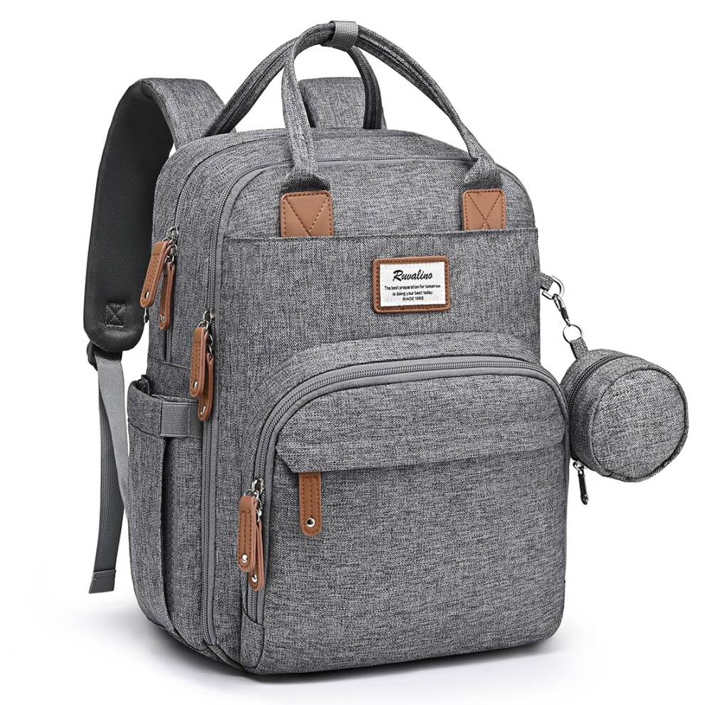 Diaper Backpack Large Diaper Backpack With Multifunctional Baby Bag And Ruvalino