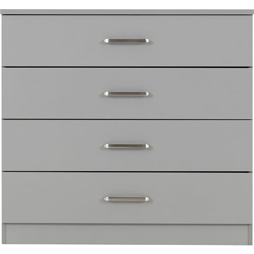 Seconique Seconique Dakota 4 Drawer Chest in Light Grey 2