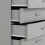 Seconique Seconique Dakota 4 Drawer Chest in Light Grey 6