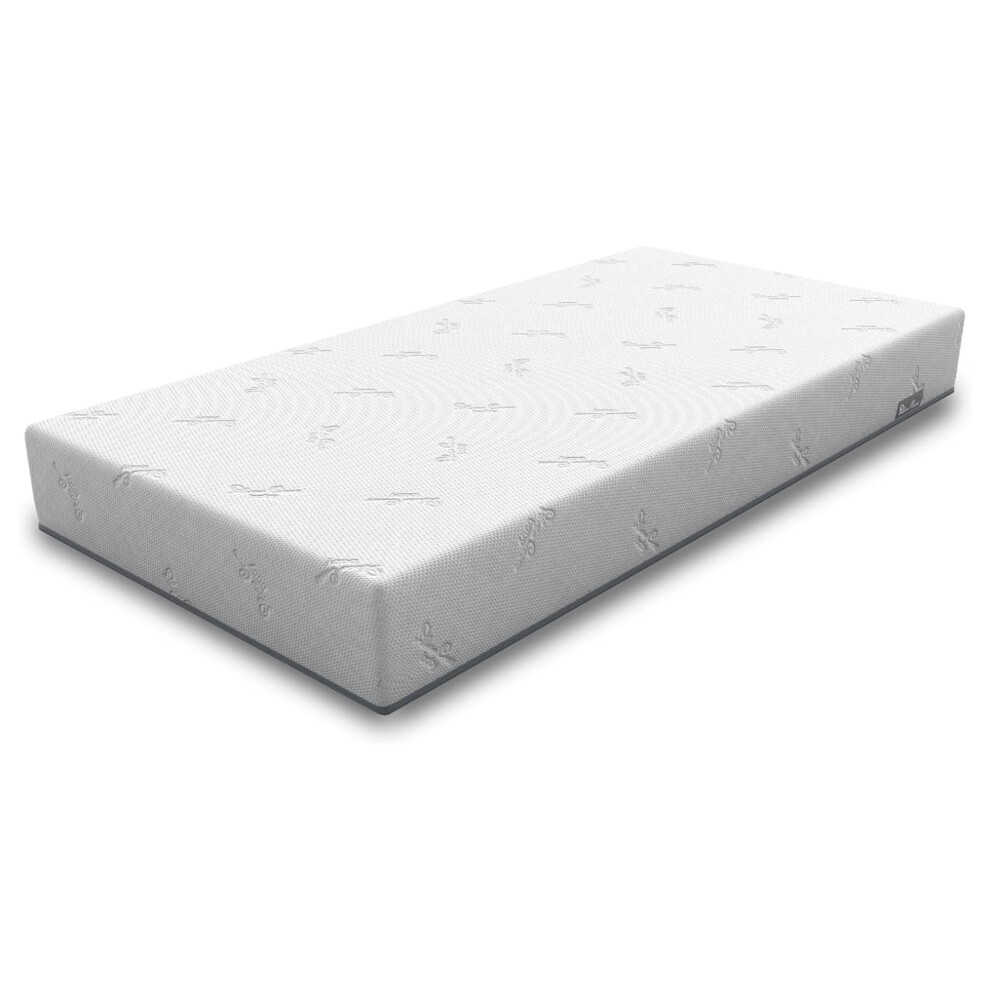 Cross - Truefit Eco Fibre Cot Bed Mattress - Hypoallergenic, Breathable & Silver Silver Cross