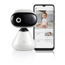 Motorola Nursery PIP1000C HD Wi-Fi Baby Monitor, 24-Hour Monitoring, Digital