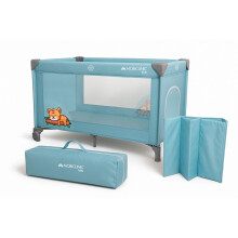 Mobiclinic, Travel Cot, with Transport Bag, 2 in 1, Ultra-compact Folding,