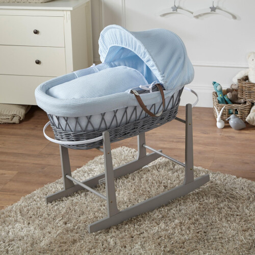 For Your Little One Wicker Moses Basket with Rocki