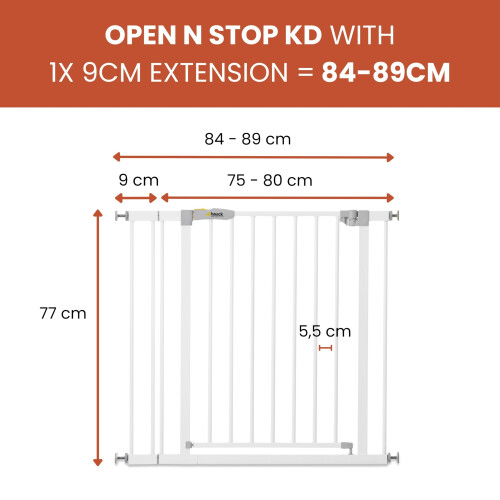 Hauck hauck Safety Gate for Doors and Stairs Open N Stop 1