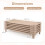 Maxmass Kids Stackable Daycare Cot, Lightweight Children Naptime Cot with Easy Lift 5