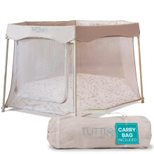 Tutti Bambini Baby Playpen - Foldable Playpen for Baby and Toddlers with Mesh Walls,