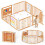 Meulbaty Baby Playpen - Adjustable Size & Shape Fo 1