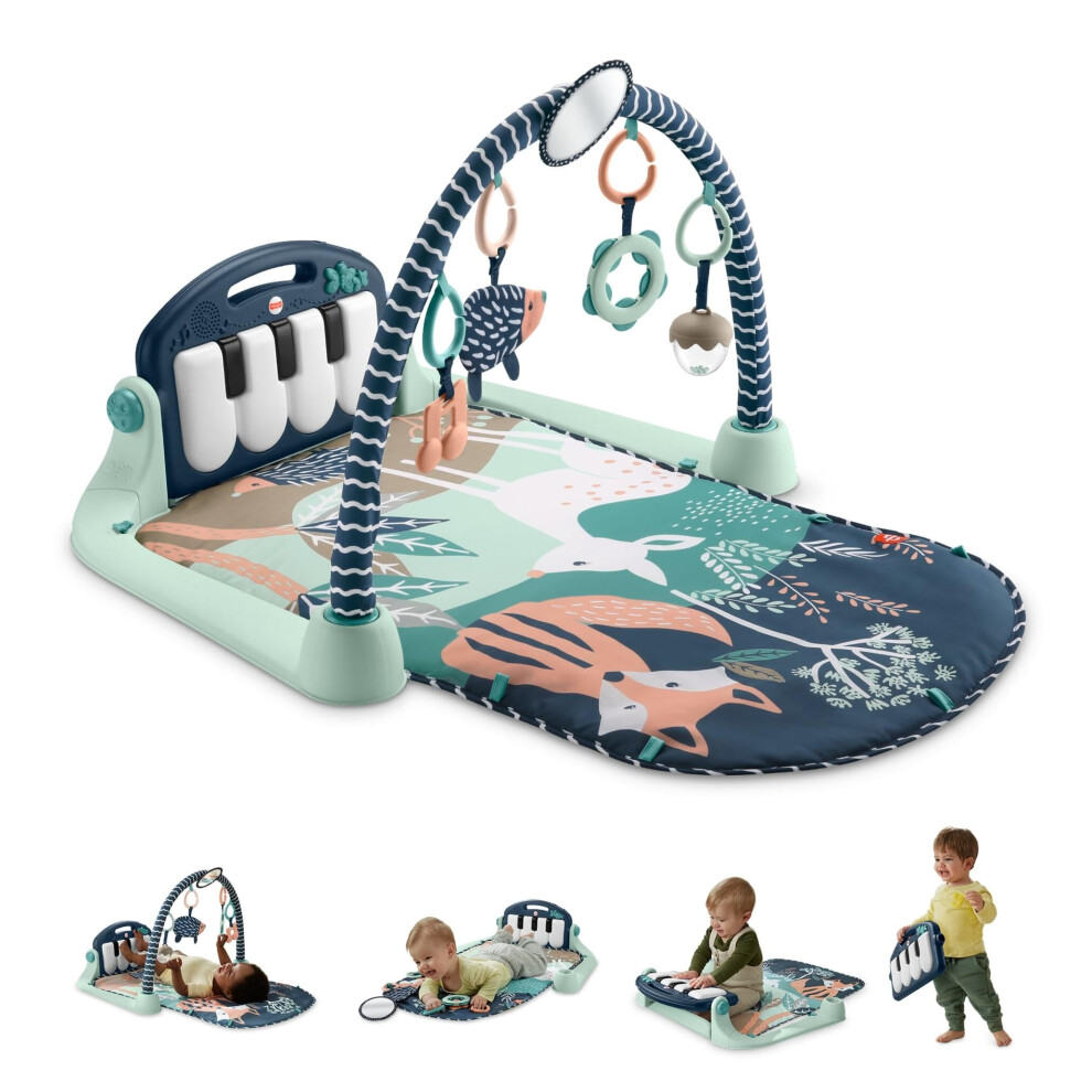 Baby Playmat Kick & Play Piano Gym With Musical And Sensory Toys For Fisher-Price