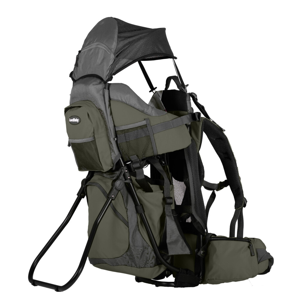 Hiking Baby Carrier Backpack - Comfortable Toddler/Baby Backpack Carrier System With Luvdbaby