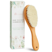 Wooden 100% Natural Goat Hair Brush (1PCS)
