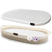 Yunioo Baby Changing Basket with Soft, Portable Changing Mat for Dresser & Changing