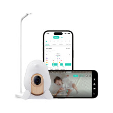 CuboAi CuboAi New Model Smart Baby Monitor 3: Sleep Safety Alerts for Covered Face Rollover, 2.5K QHD Night Vision WiFi Camera, 2-Way Audio, Humidit