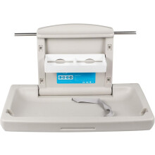 VEVOR Horizontal Baby Changing Table Wall-Mounted Baby Diaper Changing Station Vertical Fold Down Baby Changing Table