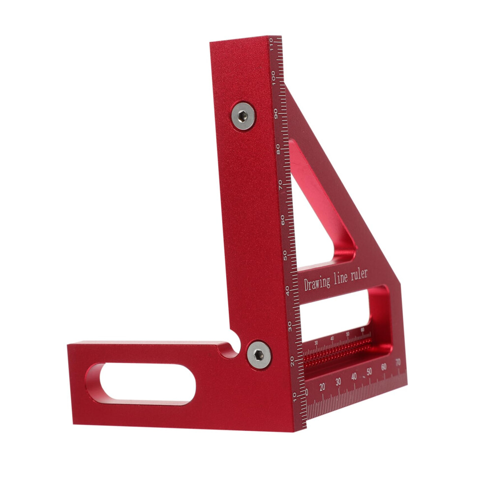 90Degree Multi Angle Triangle Ruler Protractor For Woodworking High Precision Measurement Tool Durable Easy To Read For Carpenters 9382693551900