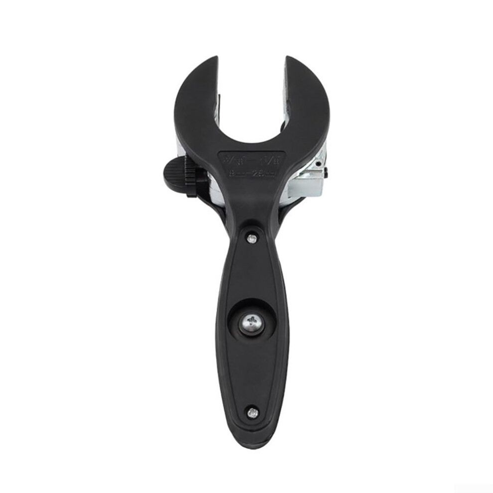 Ratcheting Pipe And Tubing Cutter Set, Onehand Tool, Cuts 5/1611/8 In, Black, Stainless Steel/Copper/Aluminum/Pvc 9382693556806