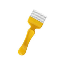 Stainless Steel Beekeeping Uncapping Fork Honey Harvesting Tool with Ergonomic Plastic Handle