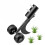 Weed Puller Tool with Wheels, Adjustable Handle Garden Weeding Tool for Patio Lawn Driveway (Black) 1