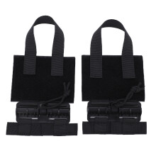 2pcs Nylon Quick Release Cummerbund MOLLE Buckles Black, Portable & Durable