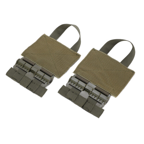 2pcs Green Quick Release MOLLE Buckle Set for JPC Vests 2