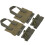 2pcs Green Quick Release MOLLE Buckle Set for JPC Vests 1