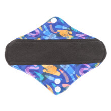 Comfortable Reusable Menstrual Pads, Bamboo Charcoal Cloth Sanitary Napkins, Eco Friendly Women's Washable Pads with High Absorbency, Leak Proof and