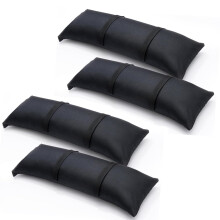 Umbrella Base Weight Bags 44 lbs Heavy Duty Waterproof Sand Bags for Patio Umbrella and Outdoor Furniture (4 Black)