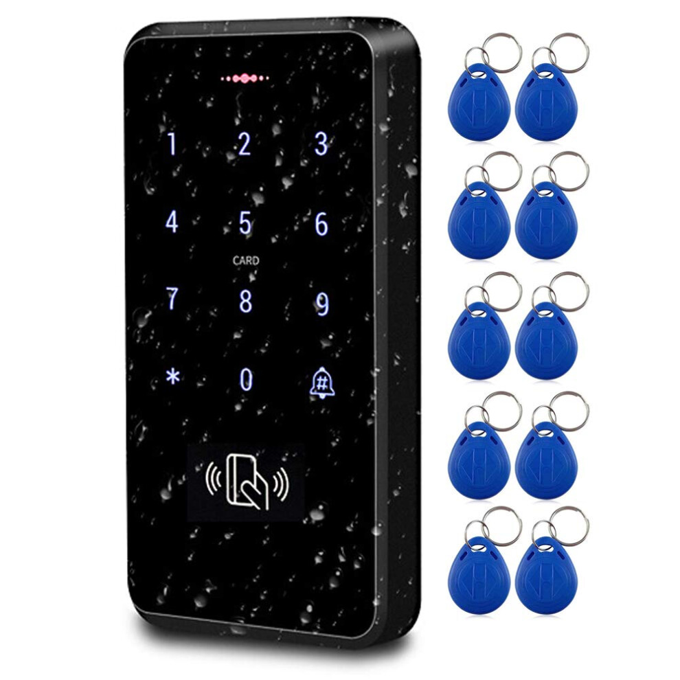 Lucine Ultimate Full Waterproof Rfid Keypad, 3000 Users Capacity, 125Khz Stand-Alone Access Control Touch Screen Panel, Pin Code, Wiegand 26, With 191171076199