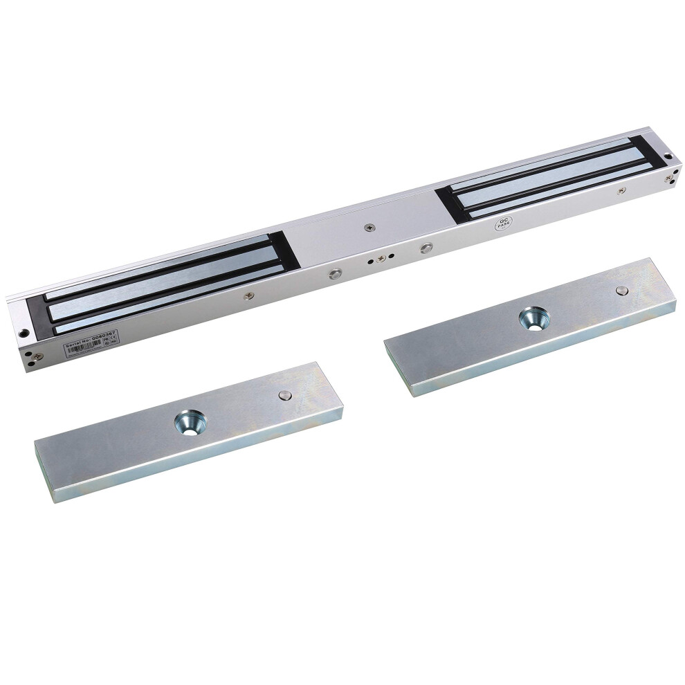 Uhppote Electromagnetic Lock 600Lb Holding Force Fail Safe With Led Sensor For Double Door 703341423414