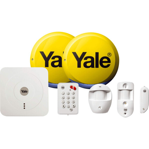 Yale Yale SR-330 Smart Living Home Alarm & View Kit, White, Part Arming Function, App Control, Remote Viewing