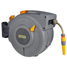 Hozelock 2490R8000 Auto Reel hose box with 20 m hose, assorted colors