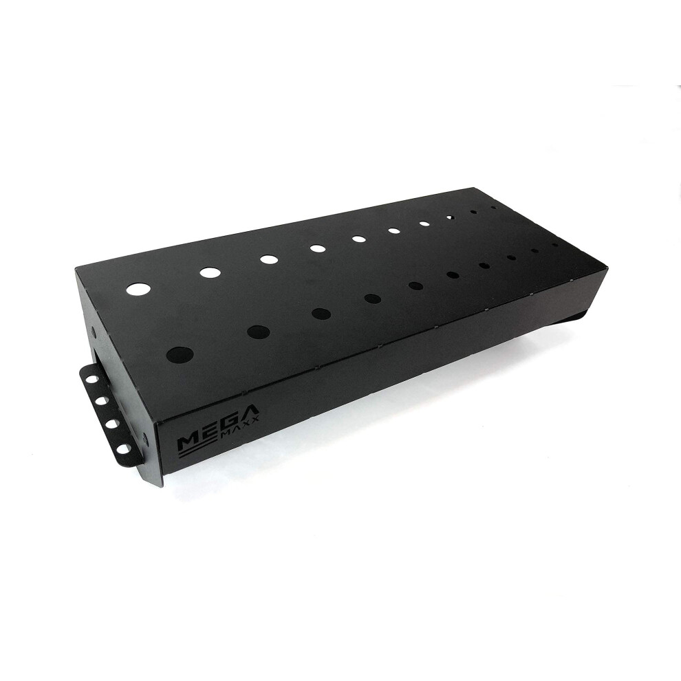 Megamaxx 24 Slot Screwdriver Holder- Wall Mounted Metal Tool Shelf Storage Rack For Home, Workshop, Diy Garage Hand Tools Organiser (Black, 727264261793