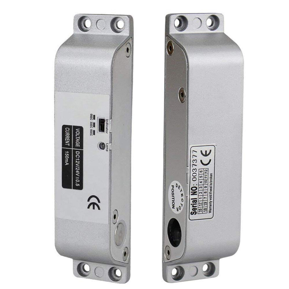 Obo Hands Fail Safe Electric Drop Bolt Lock Dc12v For Door Access Control Security Lock Door (X Bolt Lock) 713839165917
