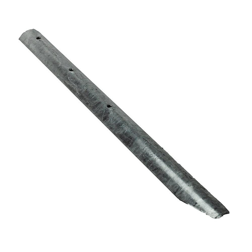 Lawn Edging Log Roll Stakes Fence Base Board Pin 450Mm (18") Galvanised (Pack Of 10) 730691336118