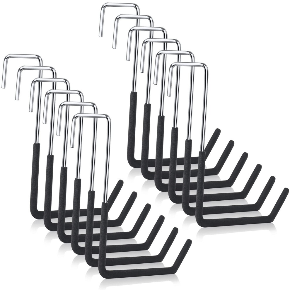 Jeonan 12Pcs Rafter Hanger Hooks - Heavy Duty Large S Hooks For Garage Ladder Bike Fence Storage Organizer 709345279170