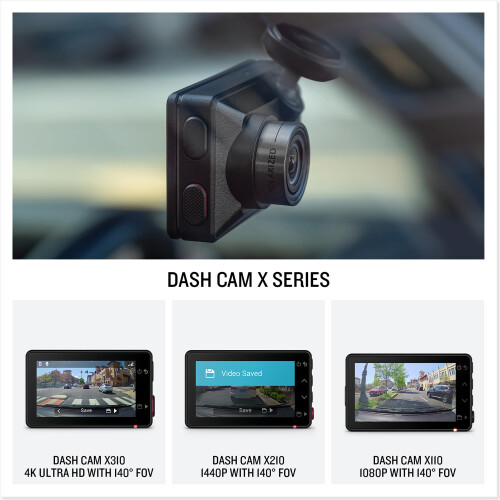 Garmin Câmera de Painel - GARMIN - X310 - Compacta, comando de voz, 4K, 140 1