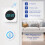 Wireless Personal Emergency Alarm for Elderly 500ft Long Range Fall Alert System With 1 Number Display Receiver and 1 Emergency Panic Button 4