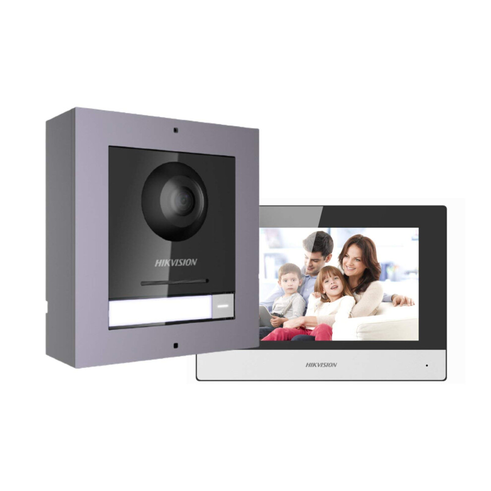 Hikvision Ac Ds-Kis602 2Nd Gen Video Intercom Kit Out In Station Standard Poe Swt, 842571127904