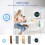 Wireless Personal Emergency Alarm for Elderly 500ft Long Range Fall Alert System With 1 Number Display Receiver and 1 Emergency Panic Button 3