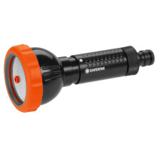 Gardena Professional system spray shower garden spray for a higher water flow, with infinitely adjustable water jet (2847-20) length 19 mm, diameter