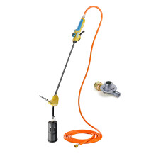 GLORIA Thermoflamm Bio Professional E+ Turbo Set Gas Flame Device ? Powerful for Large Areas | Compressed Gas Bottle Connection | Weed Burner/Weed