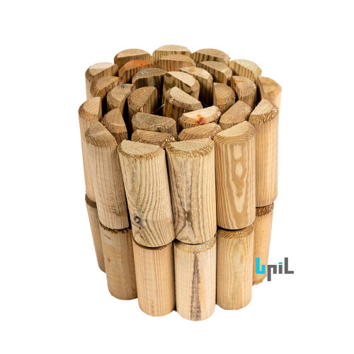 Gardman Lawn Edging - Log Roll 1.8m x 15cm 1