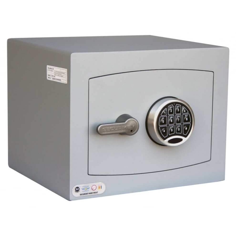 Securikey Mini Vault Silver Safe 1E 5Th Gen 5030282191535