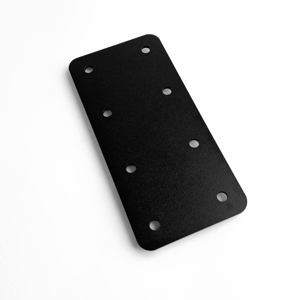 Indoor Outdoors 4 X Straight Railway Sleeper Brackets - Timber Joining Plates For Wooden Planters, Raised Beds, Retaining Walls And Double Height 5053839447886