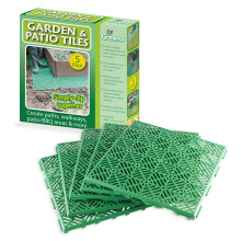 Greena Garden Tiles - 5 Pack - Creates a path that stops gardens getting churned up!