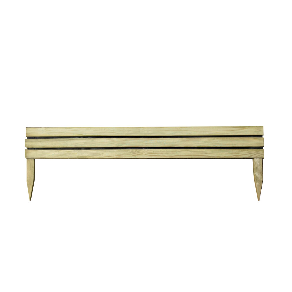 Forest Garden Slatted Edging - 1.2M - Pack Of 4 5013053183236