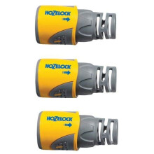 3 x Hozelock 2050 Garden Hose End Connector 1/2in 12.5mm Fitting