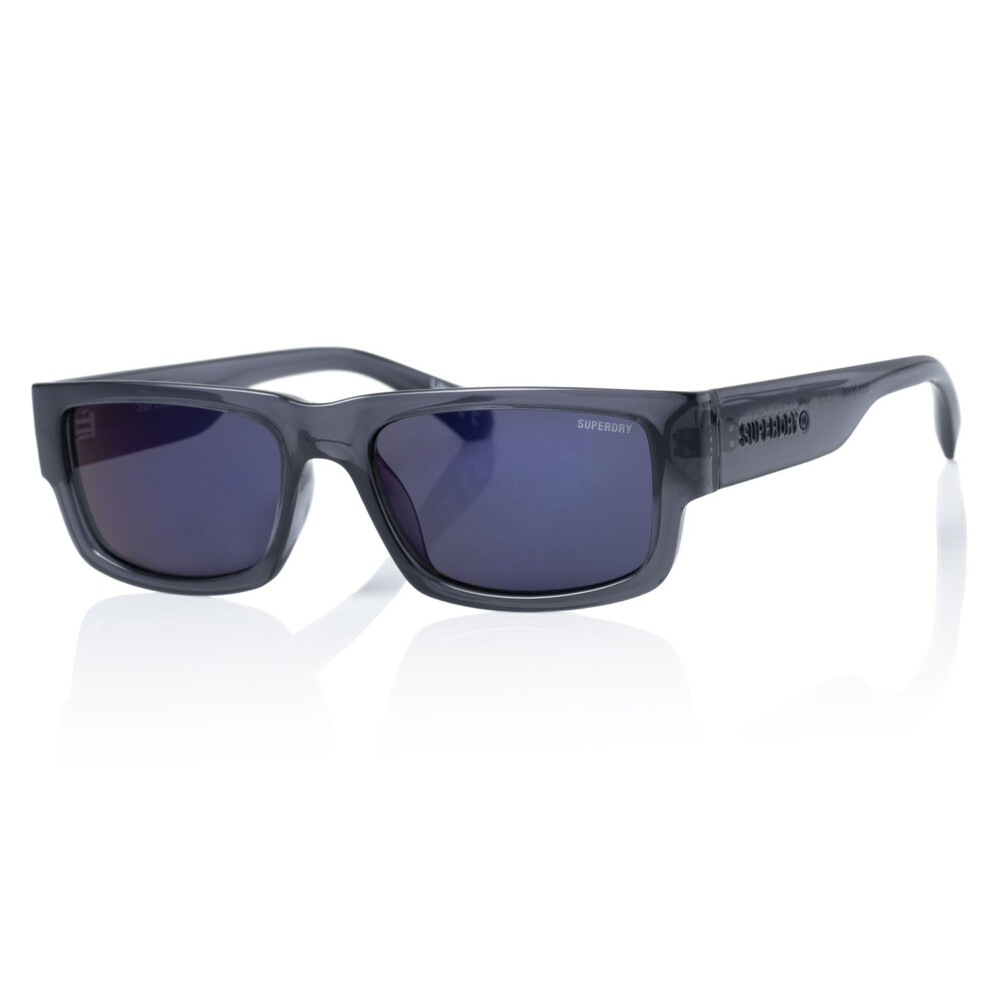 Superdry Sds 5005 Unisex Sunglasses 108 Grey Crystal/Smoke Witht Blue Flash Mirror