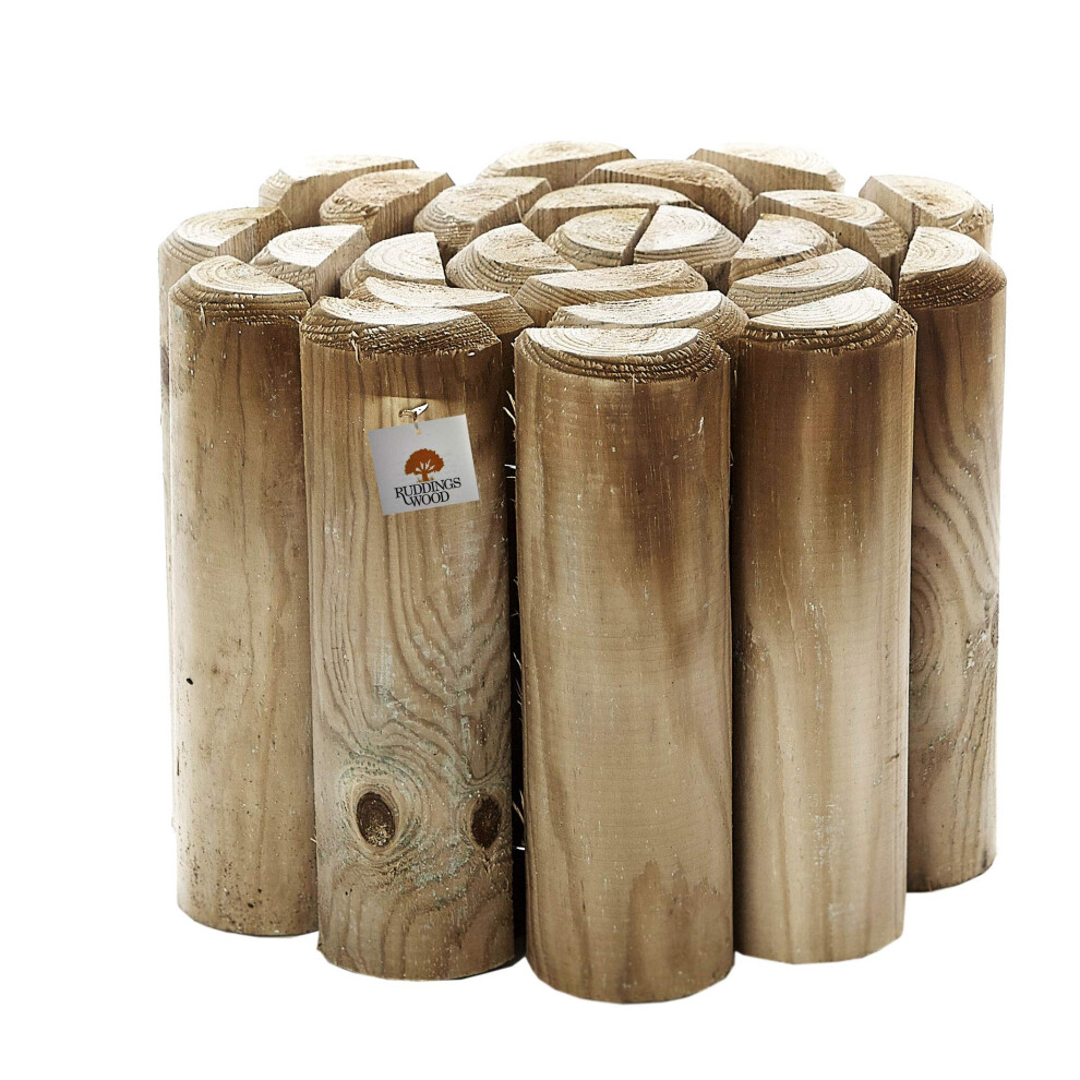 Ruddings Wood 6" Log Roll Border Edging 5060243370044
